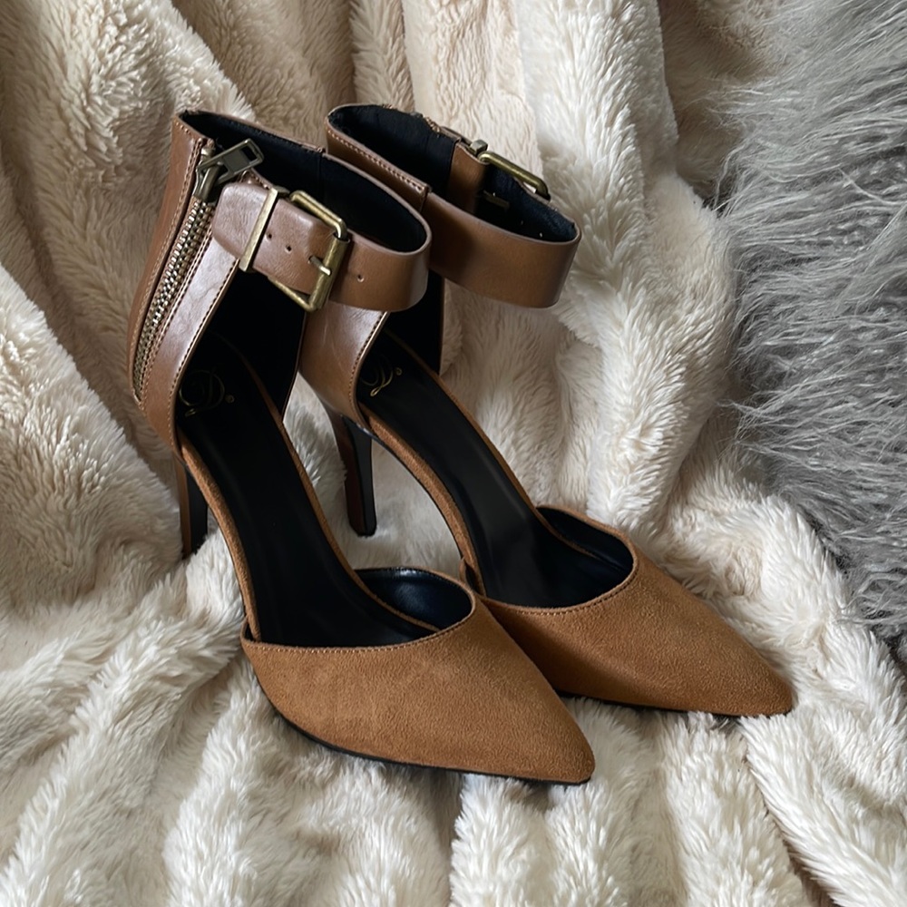Cognac & Brown Heels